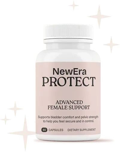 NewEra Protect women’s bladder pelvic wellness support supplement bottle